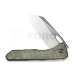 Джобен нож CIVIVI Nugz 14C28N Green Canvas Micarta » Force.BG
