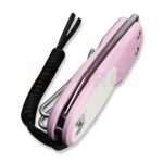 Джобен нож CIVIVI Purr Nitro-V Powder Pink & White G10 » Force.BG