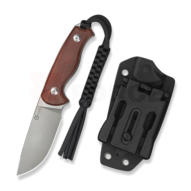 Бушкрафт нож CIVIVI Timberbark 14C28N с дървена дръжка » Force.BG