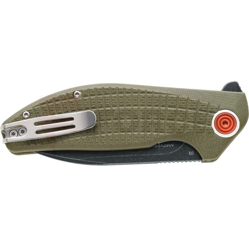 Джобен нож Black Fox Acutus D2 OD green G10 196 мм » Force.BG