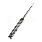 Джобен нож CIVIVI Button Lock Kitefin Damascus кафяво-сив » Force.BG