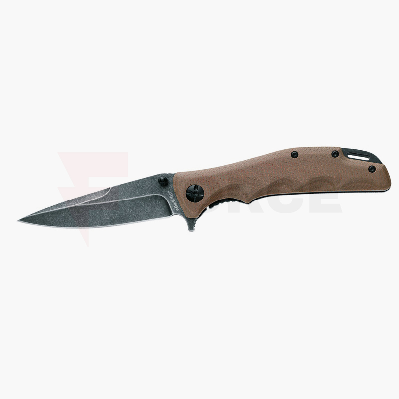 Джобен нож Fox Edge Mandatory Fun 8Cr13MoV Coyote Tan G10 » Force.BG