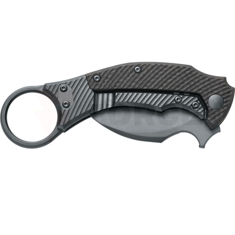 Сгъваем нож керамбит Fox Knives Black Bird Elmax Carbon Fiber » Force.BG