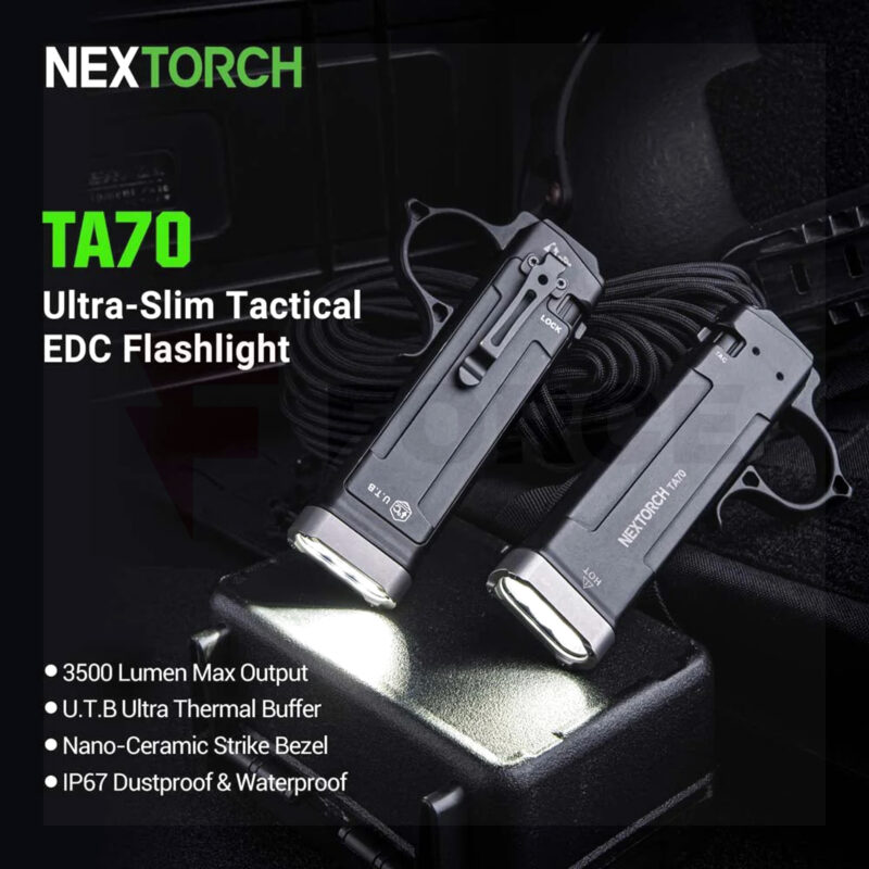 Тактически фенер NexTorch TA70 Ultra-Slim 3500 лумена » Force.BG