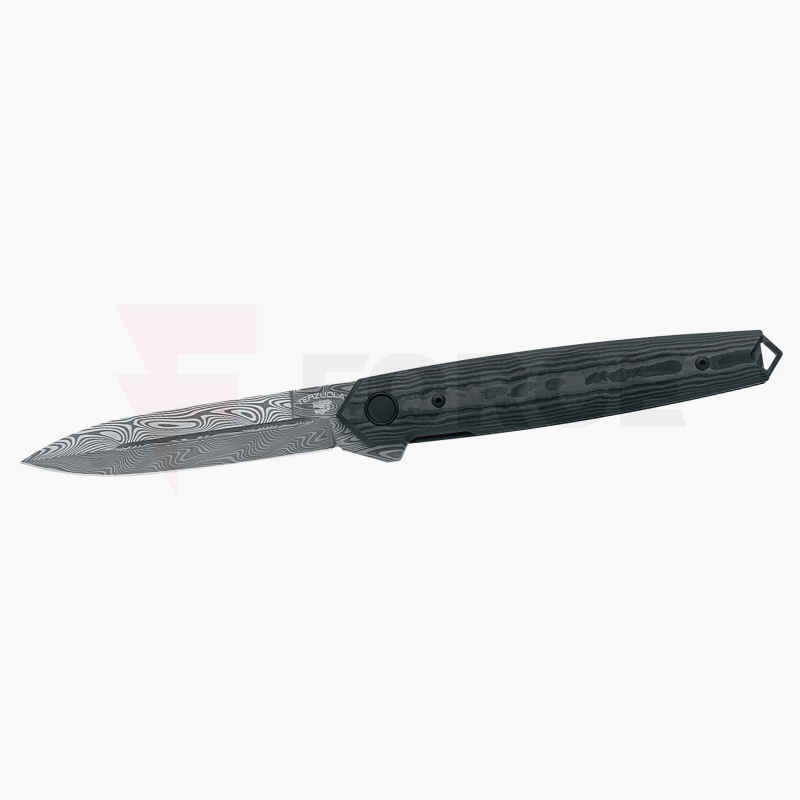 Джобен нож Fox Knives Pacifico Damascus Black Camo » Force.BG