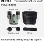 Бинокъл за наблюдение PENTAX Papilio III 8.5x21 WR Olive » Force.BG
