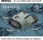 Бинокъл за наблюдение PENTAX Papilio III 6.5x21 WR Olive » Force.BG