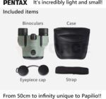 Бинокъл за наблюдение PENTAX Papilio III 6.5x21 WR Olive » Force.BG