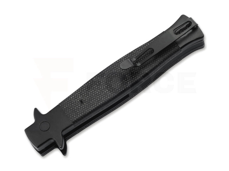 Автоматичен нож Boker Stiletto 3.5 14C28N All Black - 9 см острие » Force.BG