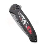 Джобен нож WEKNIFE Button Lock Kitefin Damasteel Black Titanium » Force.BG