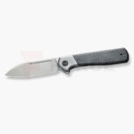 Джобен нож WEKNIFE Button Lock Kitefin Damasteel Black Titanium » Force.BG