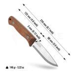 Бушкрафт нож BPS Knives Bushmate 2.0 1066 орех » Force.BG