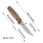 Компактен нож BPS Knives Finn Lite 1066 ясен » Force.BG