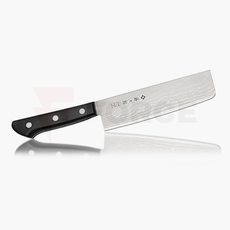 Кухненски нож за зеленчуци Tojiro DP Damascus Nakiri 165мм VG10 » Force.BG
