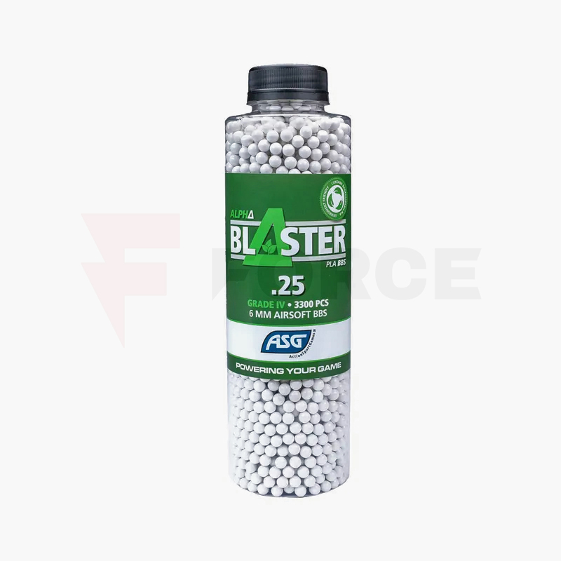 Еърсофт топчета Alpha Blaster PLA BBs 0.25г 3300бр » Force.BG