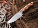 Бушкрафт нож Boker Plus Overnighter D2 с дръжка от дърво чуп » Force.BG