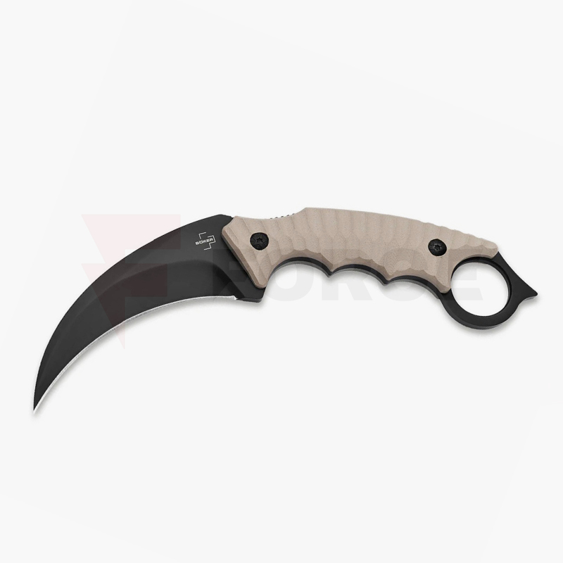 Тактически нож Boker Plus Spike Karambit 440A G10 Каки » Force.BG