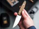 Ловен нож с фиксирано острие Boker AK1 Droppoint MagnaCut Gold 7.6 см » Force.BG