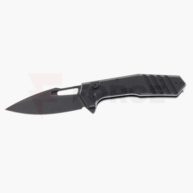 Сгъваем джобен нож Critical Strike Rowdy B508-BKBW VG10 черен » Force.BG