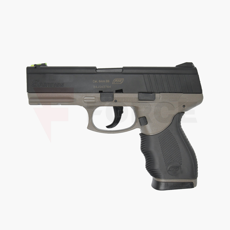 Пружинен еърсофт пистолет ASG Sport 106 двутонен » Force.BG Пружинен еърсофт пистолет ASG Sport 106 двутонен » Force.BG