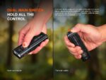 Акумулаторен тактически фенер Fenix E06R Pro RG LED оранжев 1600 лумена » Force.BG