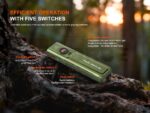 Акумулаторен тактически фенер Fenix E06R Pro RG LED оранжев 1600 лумена » Force.BG