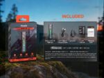 Акумулаторен фенер Fenix E08R UE LED 1600 лумена черен » Force.BG