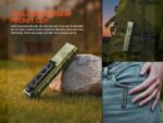 Акумулаторен фенер Fenix E08R UE LED 1600 лумена черен » Force.BG
