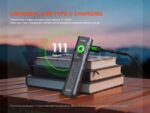 Акумулаторен фенер Fenix E08R UE LED 1600 лумена черен » Force.BG