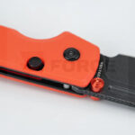 Джобен нож Vosteed Raccoon 14C28N G10 Orange-Black Stonewash 82,60 мм » Force.BG