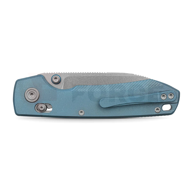 Джобен нож Vosteed Raccoon TiSlim 154CM Титан Blue-Stonewash » Force.BG