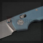 Джобен нож Vosteed Raccoon TiSlim 154CM Титан Blue-Stonewash » Force.BG