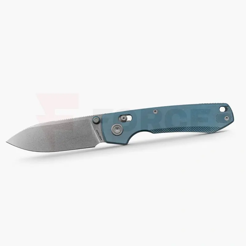 Джобен нож Vosteed Raccoon TiSlim 154CM Титан Blue-Stonewash » Force.BG