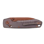 Джобен нож Vosteed Raccoon TiSlim 154CM Titanium Purple-Copper » Force.BG