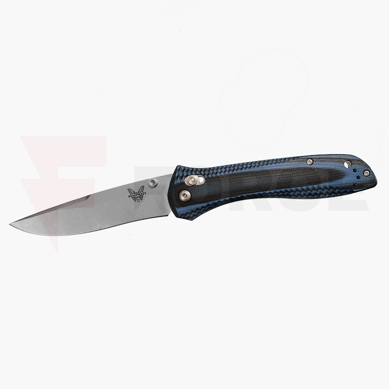Сгъваем нож Benchmade 710 M390 Black & Blue G10 втора ръка » Force.BG