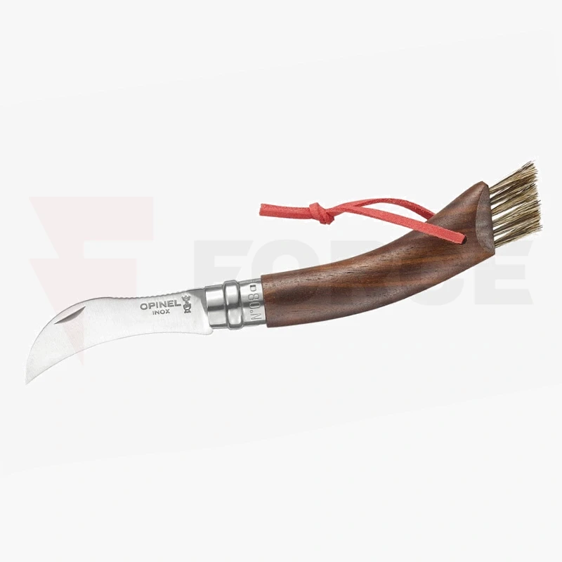 Нож за гъби Opinel N°8 с дръжка от черен орех » Force.BG