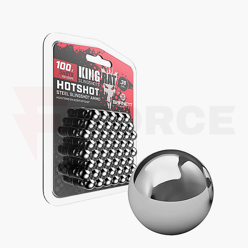 Стоманени сачми за прашка Barnett Hot Shot .38 - 100 бр. » Force.BG